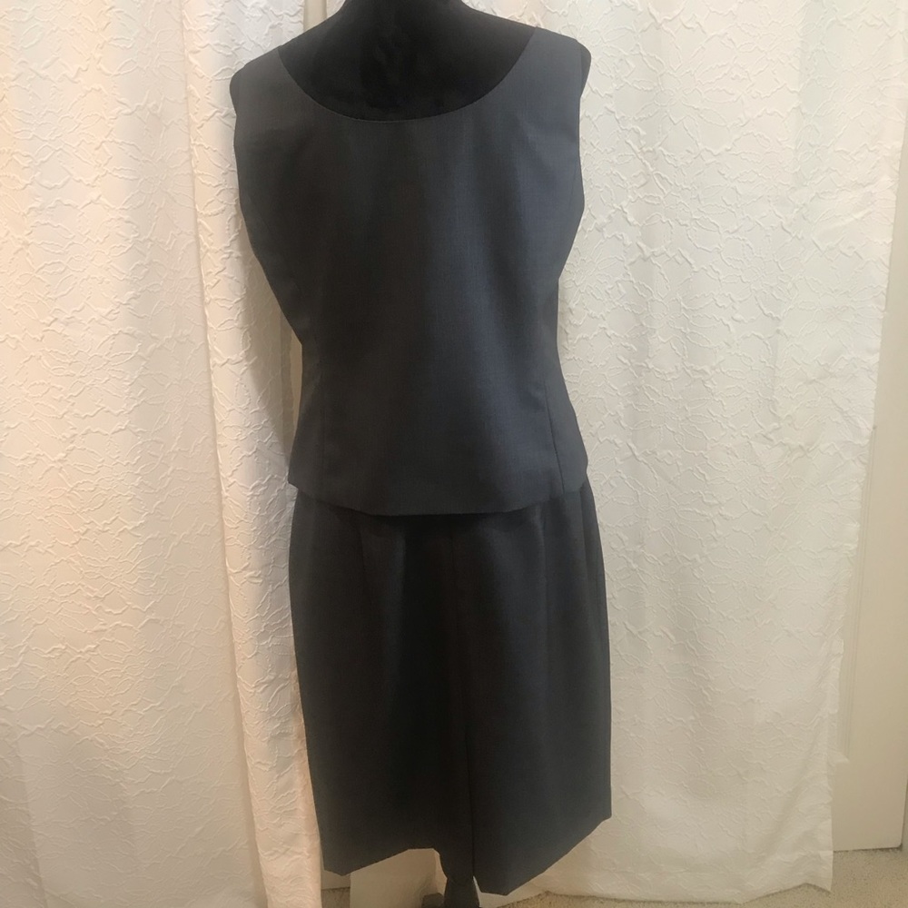 Kasper Petite Charcoal Ladys Business Suit 10P - Picture 8 of 9